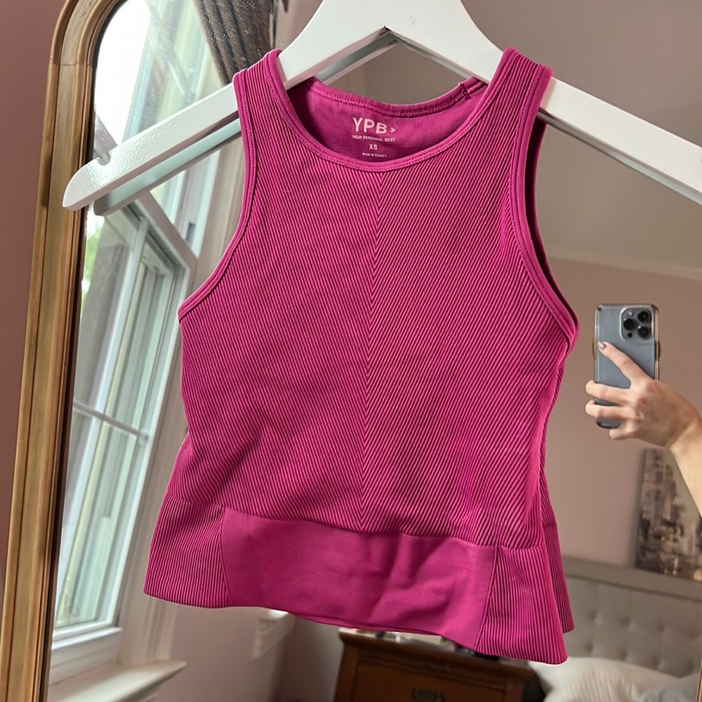 Abercrombie YPB pink tank top
